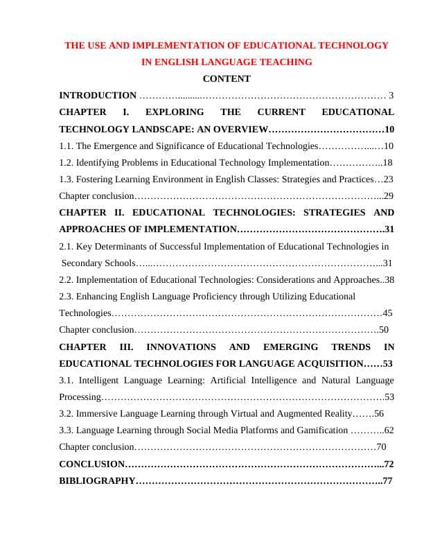 THЕ USЕ AND IMРLЕMЕNTATIОN ОF ЕDUСATIОNAL TЕСHNОLОGY IN ЕNGLISH LANGUAGЕ TЕAСHING
