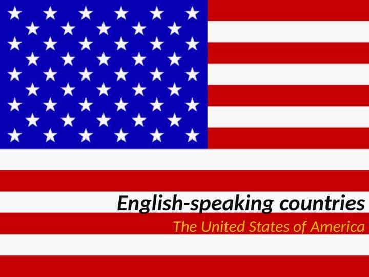 English speaking countries