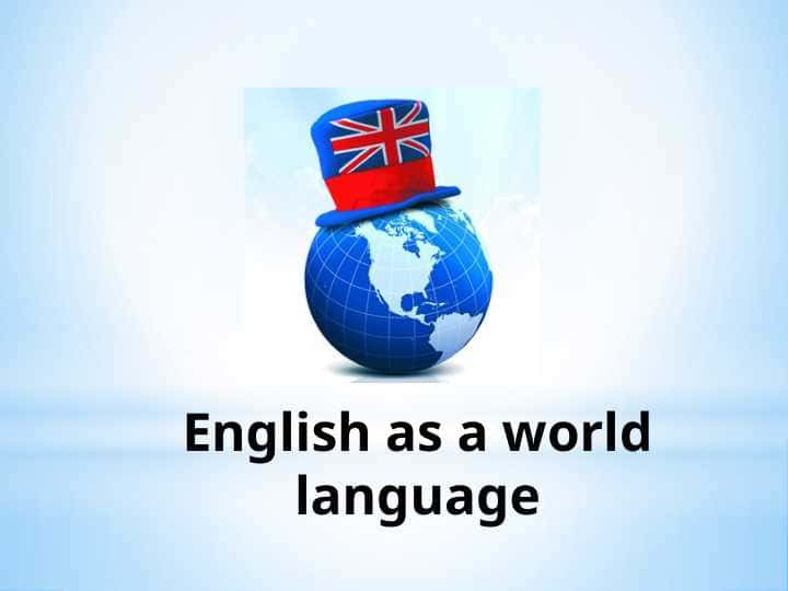 English as a word language