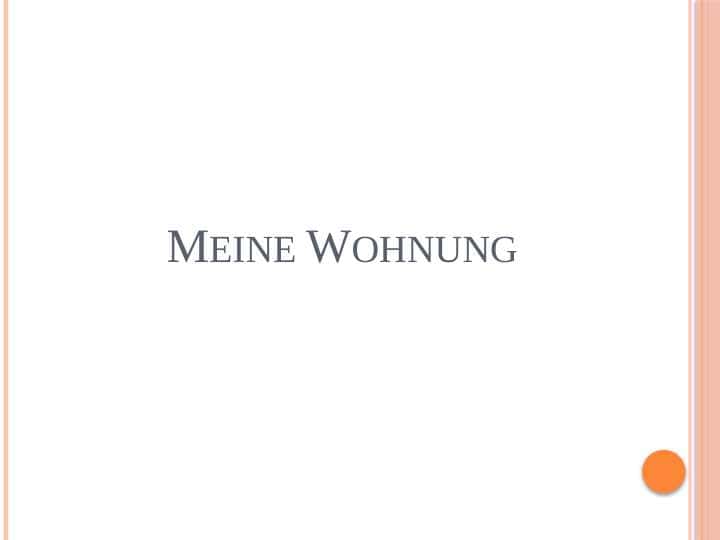 Meine Wohnung