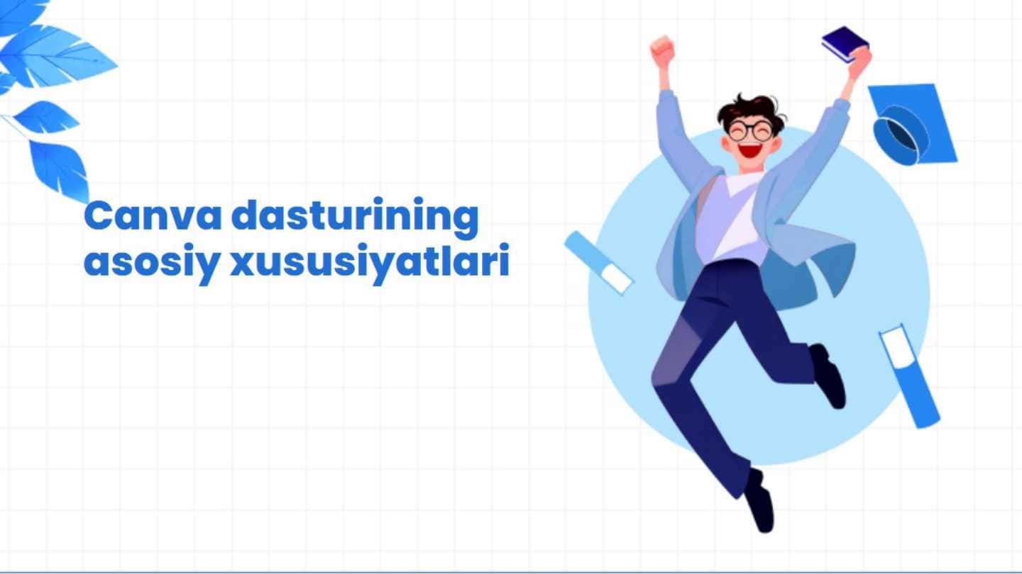 Canva dasturining asosiy hususiyatlari