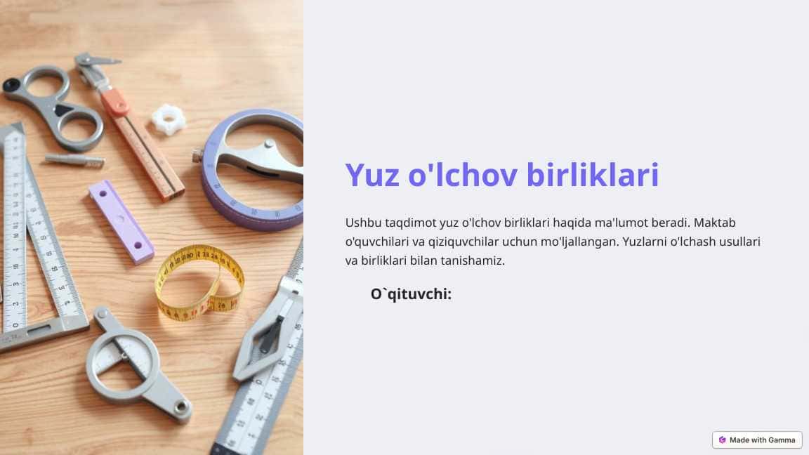 Boshlang`ich sinflar uchun slayd matematika