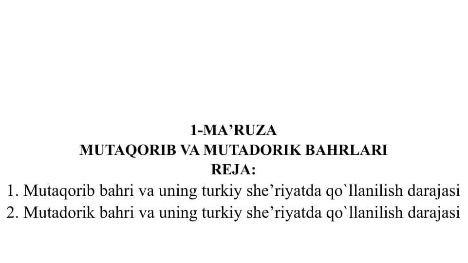 Aruz vazni nashrlari haqida maʼlumot