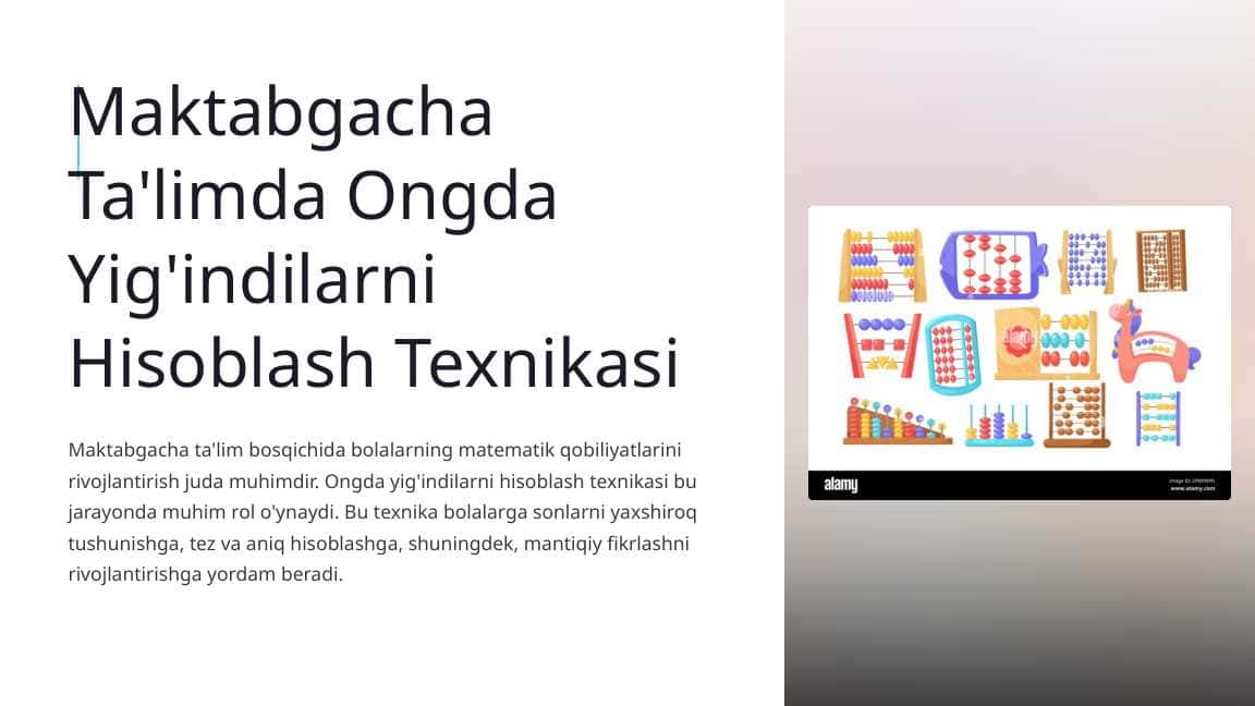 Ongda yelindilarni hisoblash texnikasi