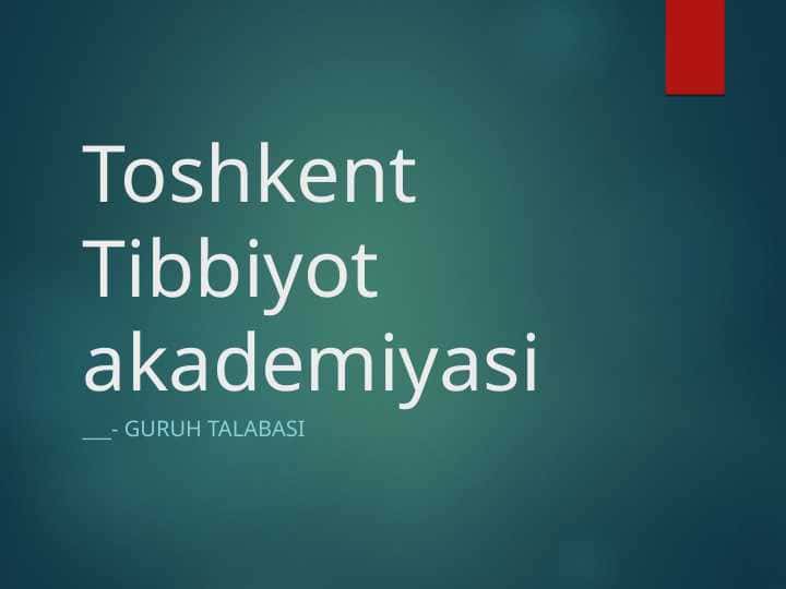 Nikotinzm va uning asoratlari