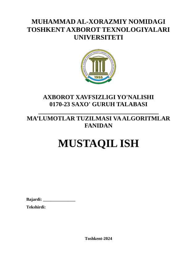 Dinamik ma’lumotlar tuzilmasi