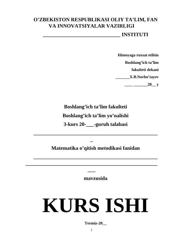 BOSHLANG`ICH SINF O`QUVCHILARIGA KO`PYOQ MODELLARINI O`RGATISHDA PEDAGOGIK TEXNOLOGIYALARDAN FOYDALANISH