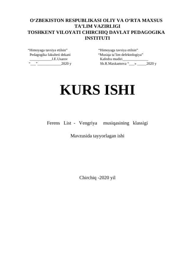 Ferens List - Vengriya musiqasining klassigi