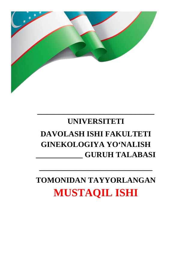 GINEKOLOGIYADA o‘tkir qorin: Alomatlari, Sabablari, Davolash