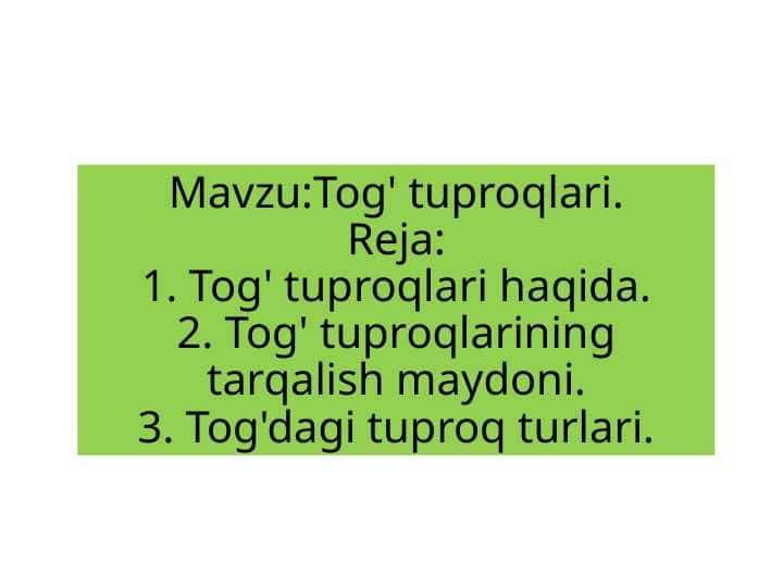 TOG` TUPROQLARI