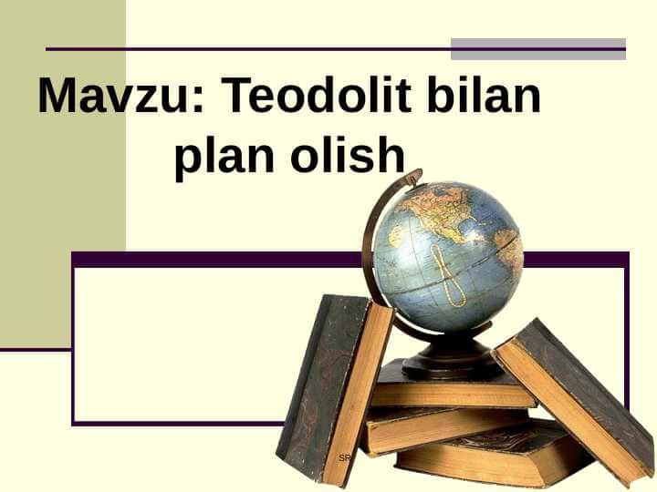 Teodolit bilan plan olish.ppt