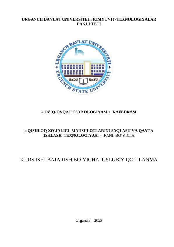 Konservalash texnologiyasi