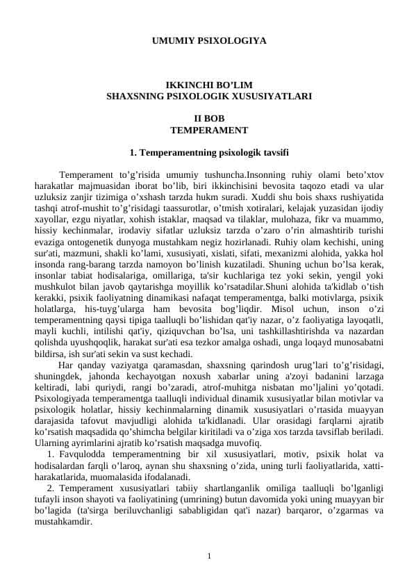 UMUMIY PSIXOLOGIYA