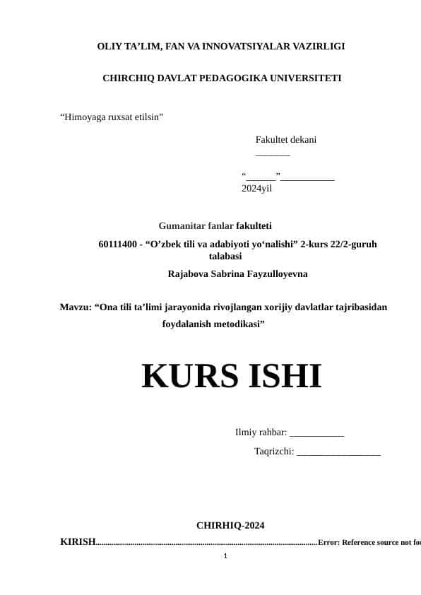 Ona tili ta’limi jarayonida rivojlangan xorijiy davlatlar tajribasidan foydalanish metodikasi.docx