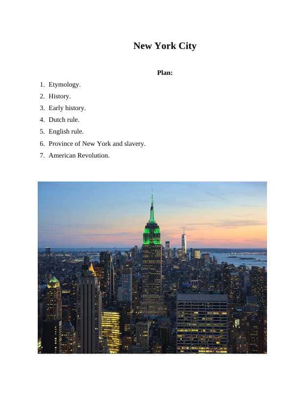 New York City