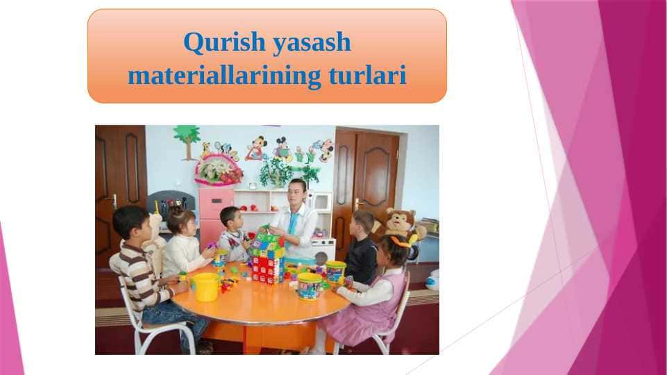 Qurish yasash materiallarining turlari