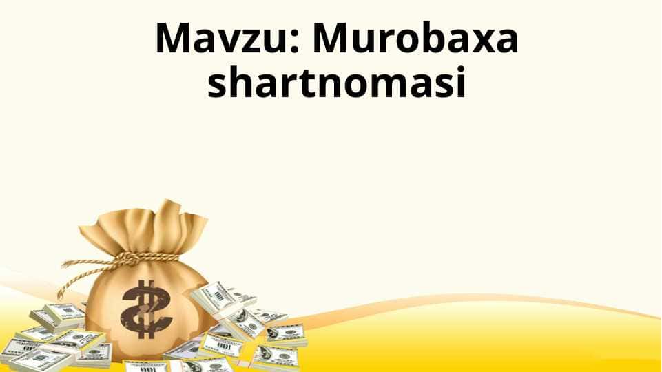 Murobaxa shartnomasi