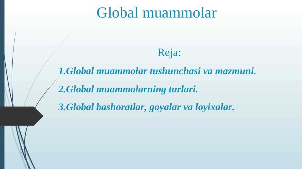 Global muammolar