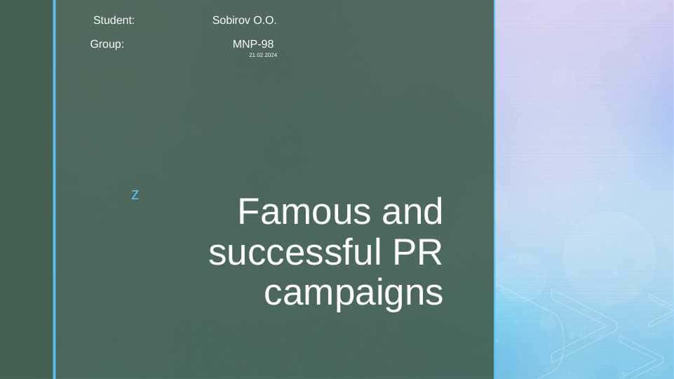 Famous and successful PR campaigns