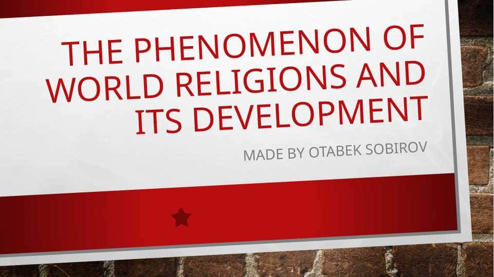 RELIGIONS