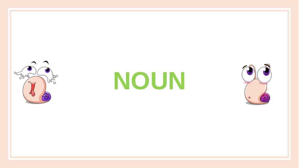 About noun prezentation