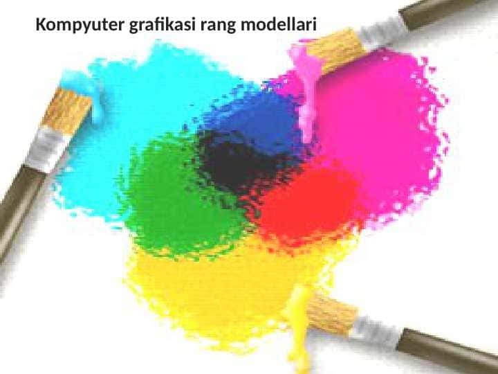 Kompyuter grafikasi rang modellari