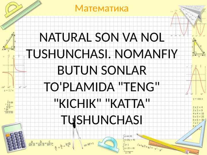 NATURAL SON VA NOL TUSHUNCHASI