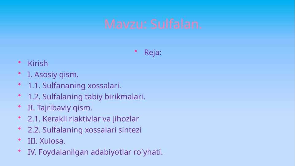 Sulfalan