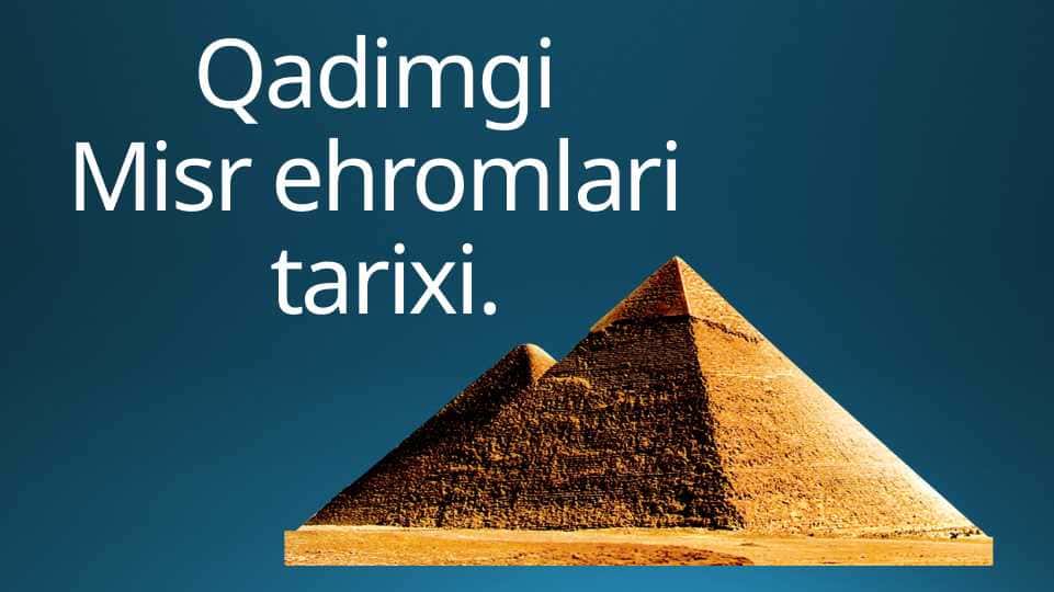 Qadimgi Misr ehromlari