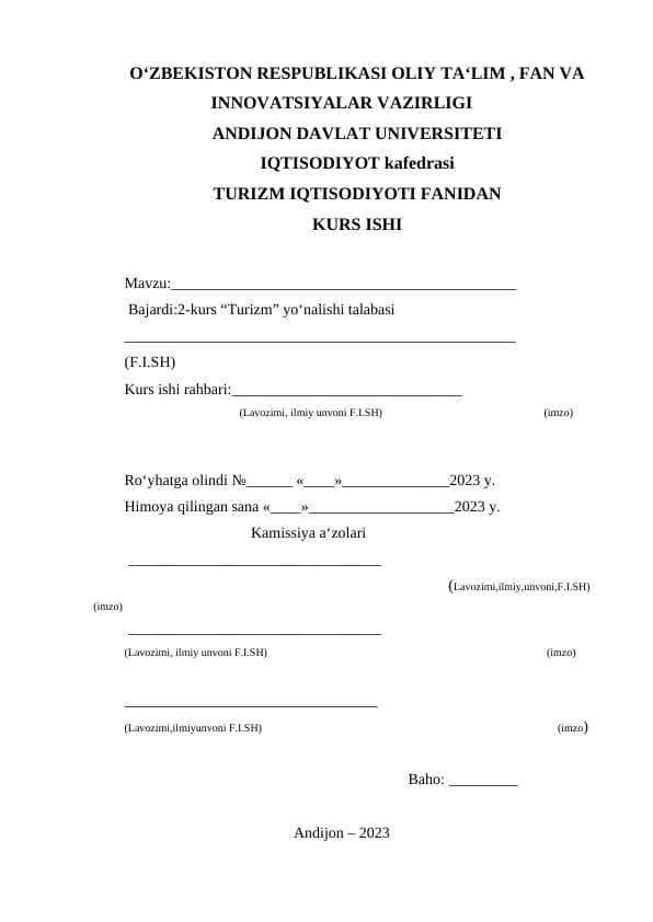 Mehmonxonalarni boshqarishning tashkiliy tuzilmasi
