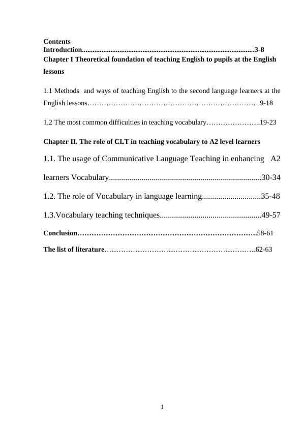 Development of creative abilities in teaching