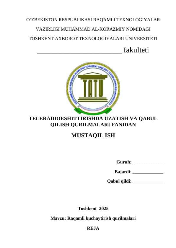 Raqamli kuchaytirish qurilmalari