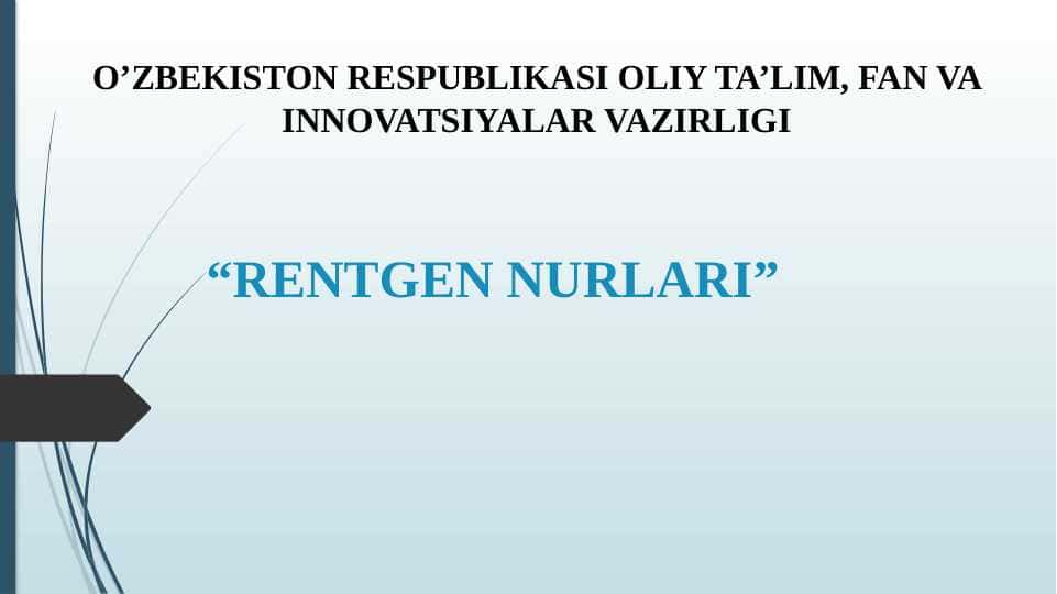 rentgen nurlari