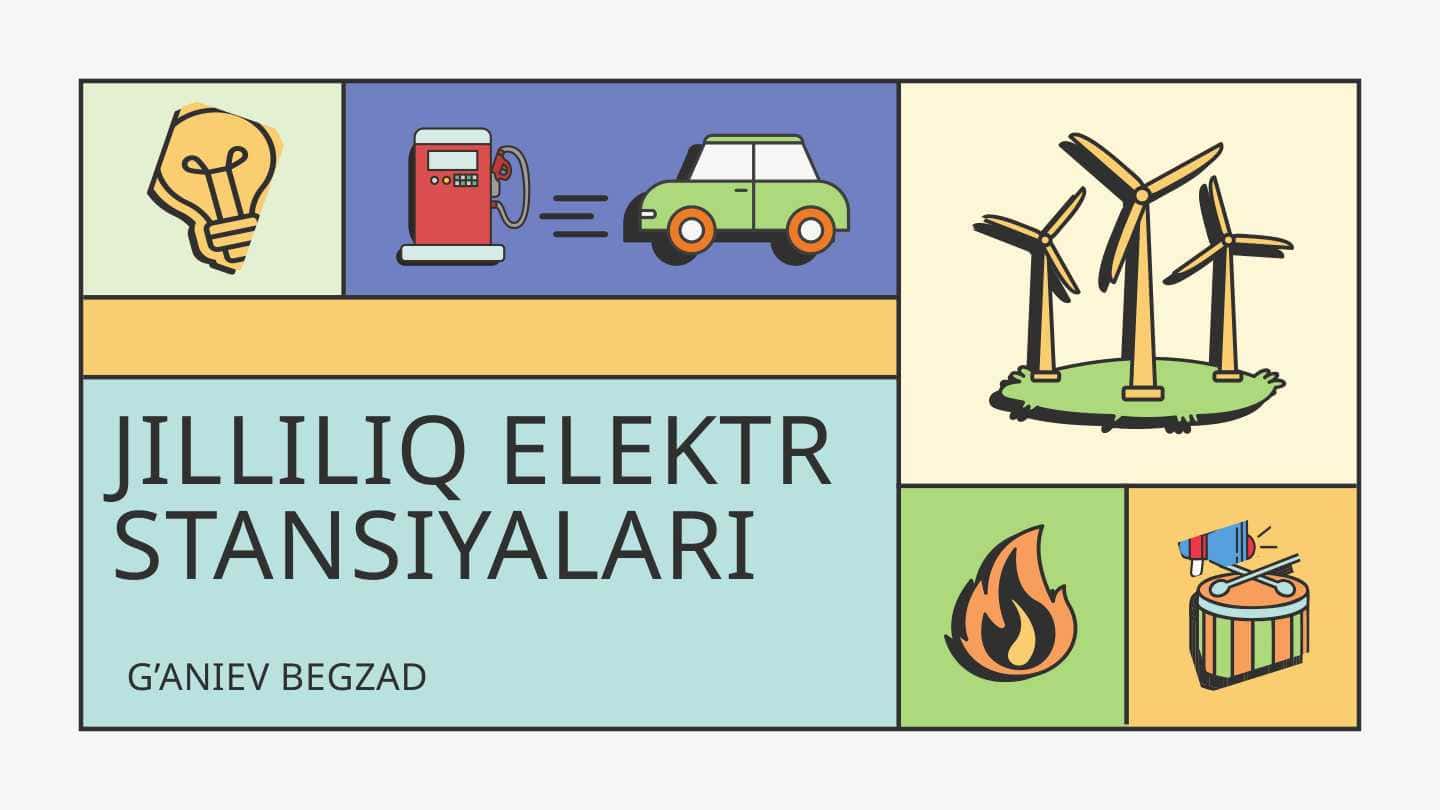 JILLILIQ ELEKTR STANSIYALARI