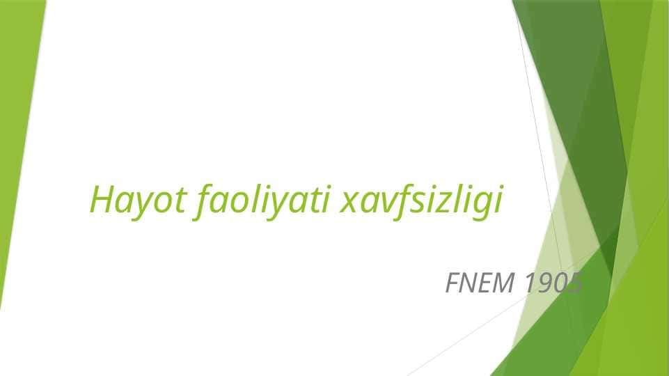 JONLANTIRISH. YUQORI NAFAS YO‘LLARI O‘TKAZUVCHANLIGINI TIKLASH (GEYMLIX USULI). HAYOT FAOLIYATI XAVFSIZLIGI.