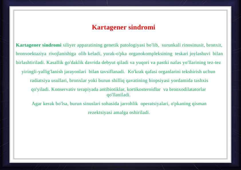 Kartagener sindromi