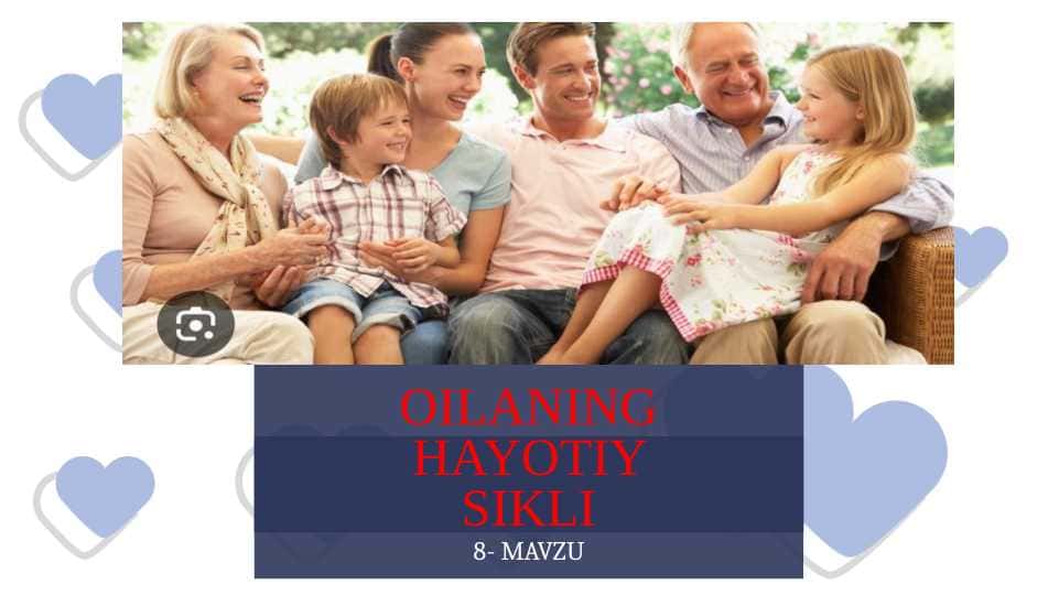 OILANING HAYOTIY SIKLI slayd