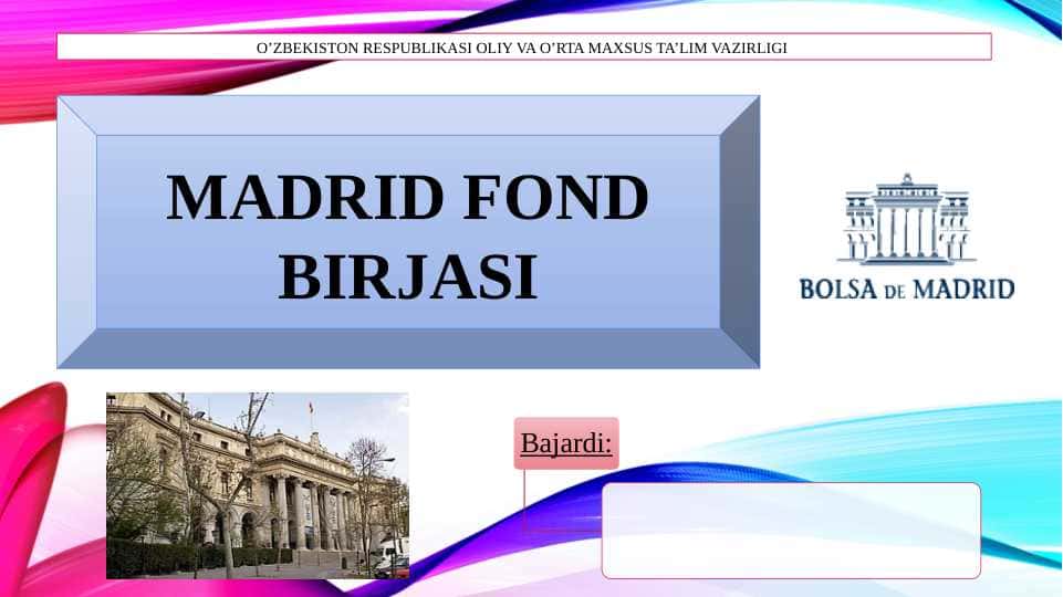 Madrid fond birjasi