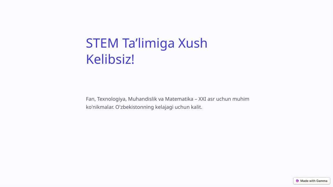STEM talim