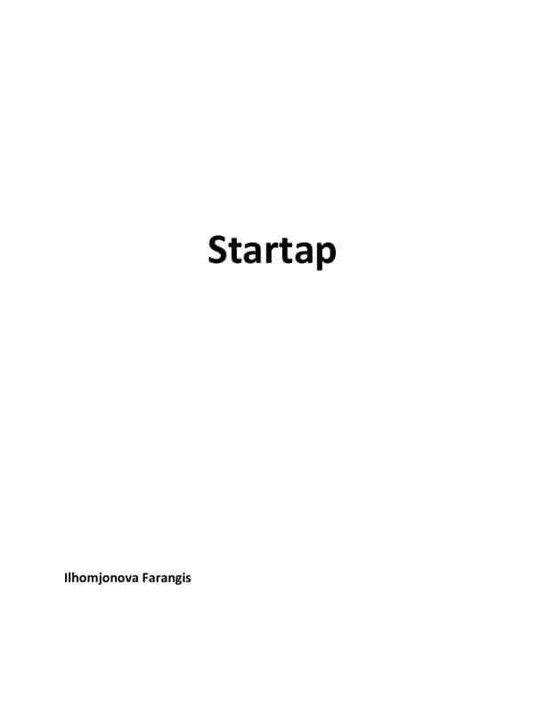 Startap