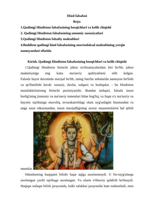 Hind falsafasi