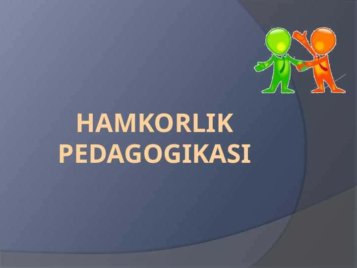Hamkorlik pedagogikasi