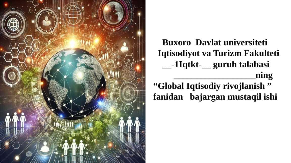 Globallashuvning afzalliklar