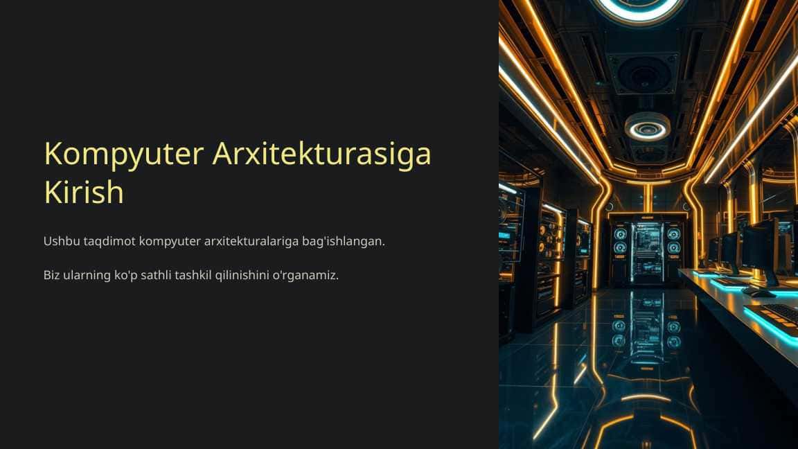 Kompyuter Arxitekturasiga Kirish