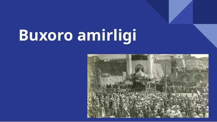 Buxoro amirligi