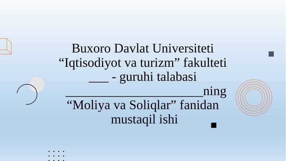 Yaponiya moliya va soliq tizimi
