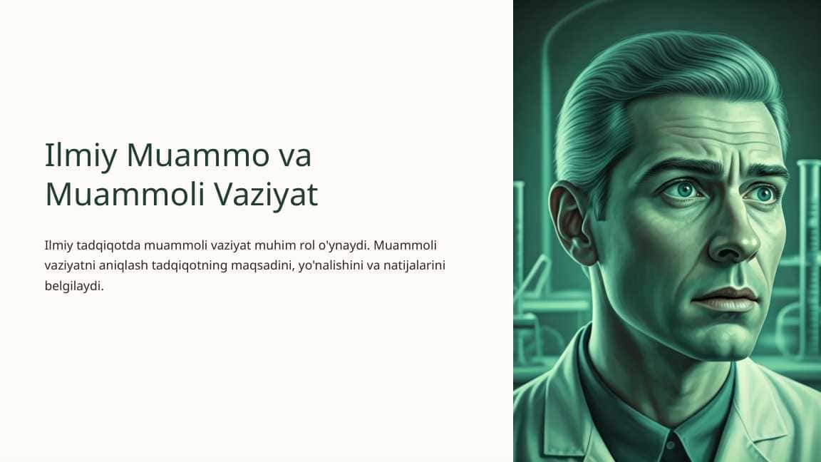 Ilmiy muammo. Muammoli vaziyat_3
