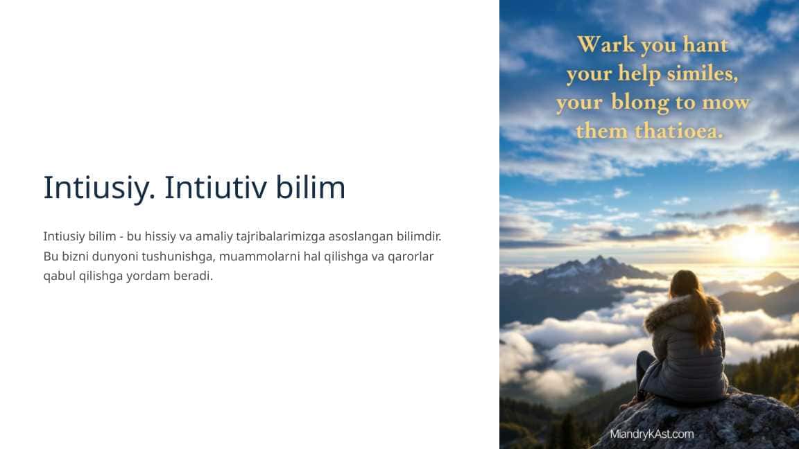 Intiusiy. Intiutiv bilim_9