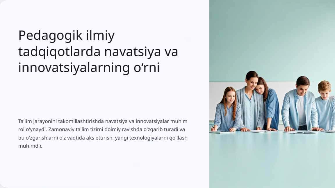 Pedagogik ilmiy tadqiqotlarda navatsiya va innovatsiyalarning о‘rni_2