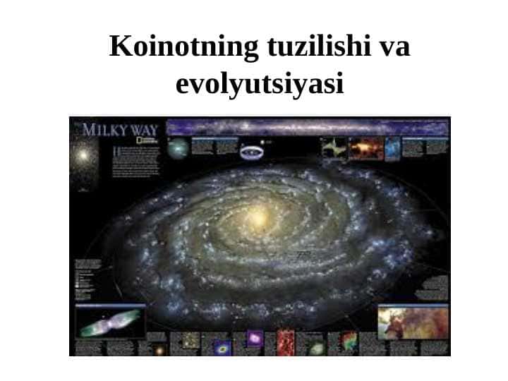 Koinotning tuzilishi va evolyutsiyasi